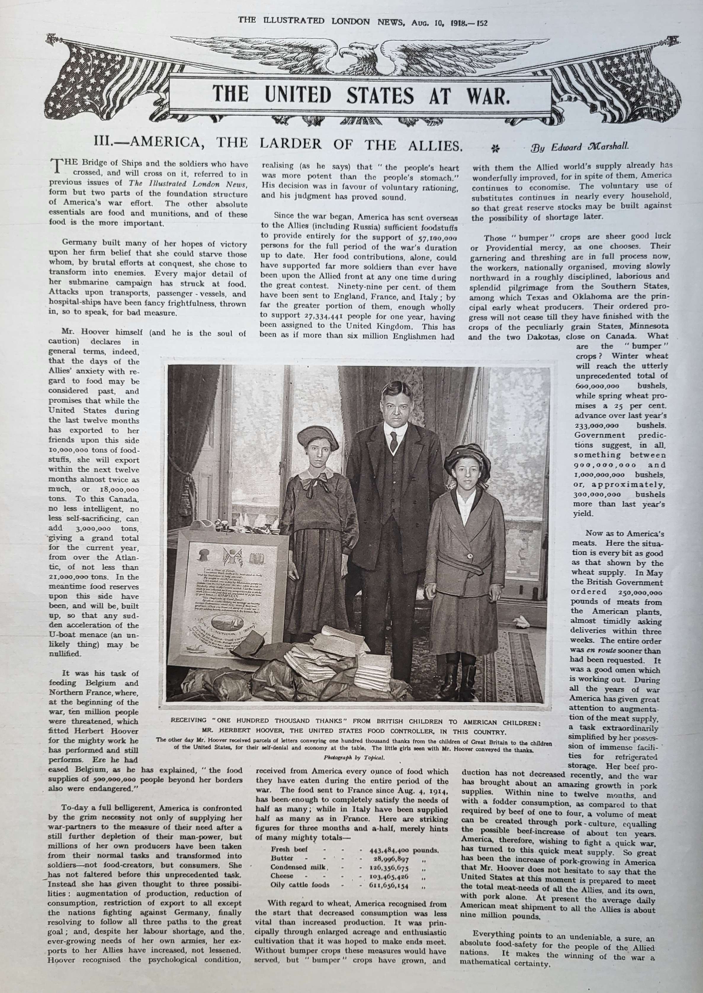 United states at war aug 10 1918